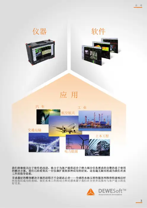 DEWESoft数据采集产品样本