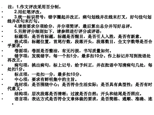 八年级语文下册第一单元作文指导(PPT)2-1