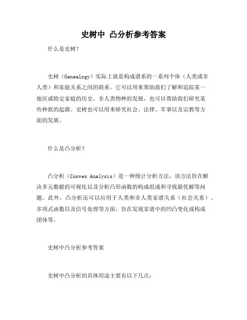 史树中 凸分析参考答案