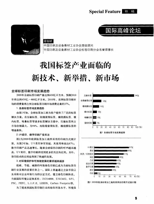 我国标签产业面临的新技术、新举措、新市场