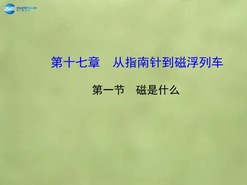 沪科初中物理九下《17第1节 磁是什么》PPT课件 (7)