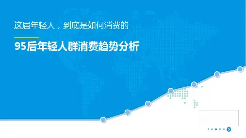 95后年轻人群消费趋势分析