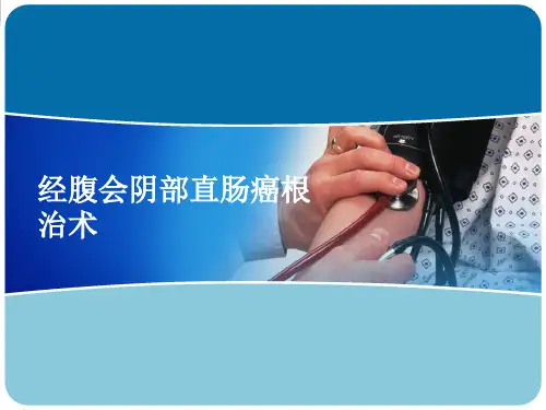 经腹会阴部直肠癌根治术标准文档ppt