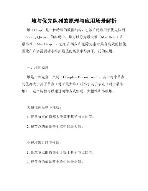 堆与优先队列的原理与应用场景解析