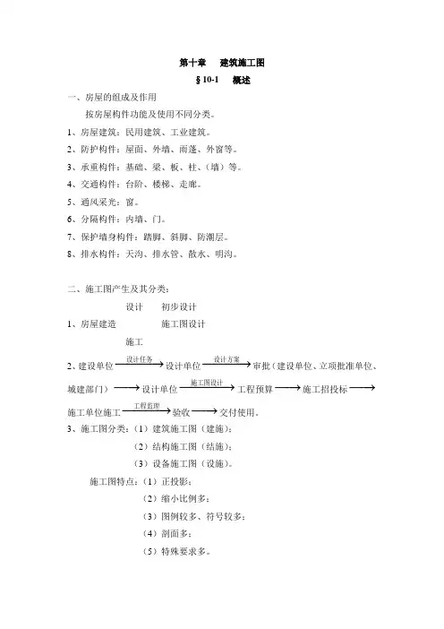 画法几何及建筑制图第10章