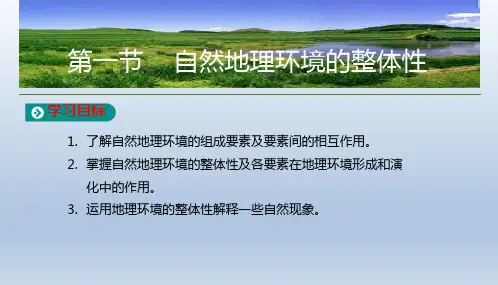 人教版高中地理必修1 5.1自然地理环境的整体性(共29张PPT)