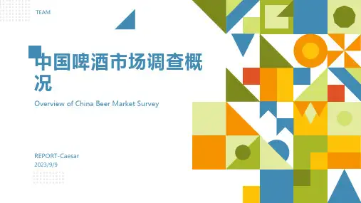 2023年中国啤酒市场调查报告分析报告