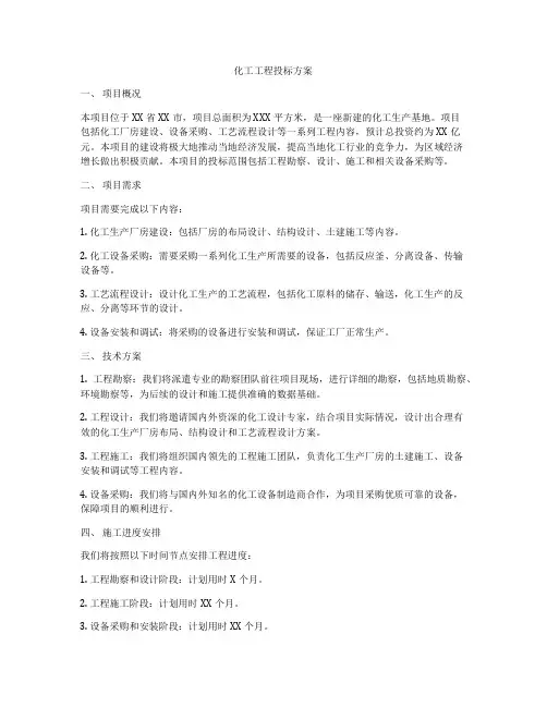 化工工程投标方案