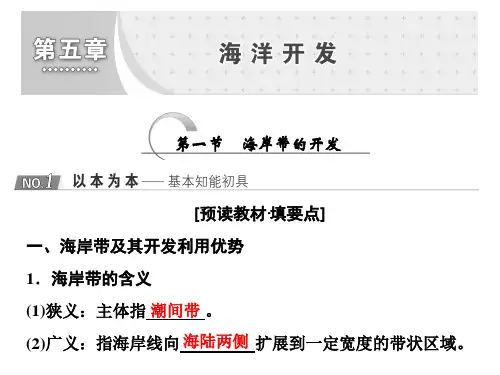 第一节 海岸带的开发