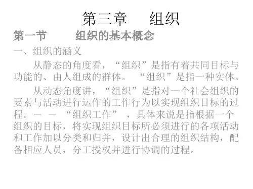 管理学原理  组织
