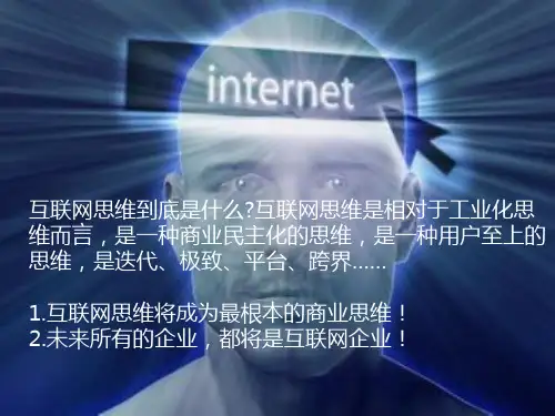 互联网思维 - 分享