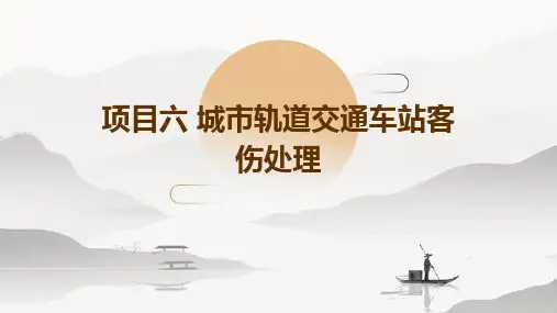项目六 城市轨道交通车站客伤处理