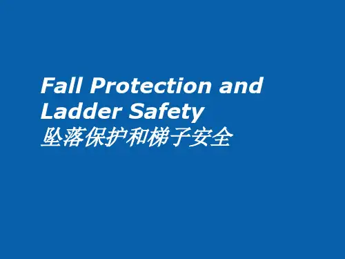 Fall Protection and Ladder Safety