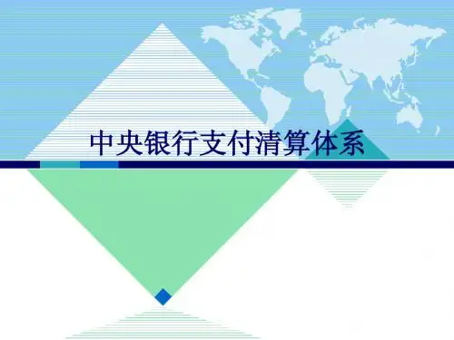 中央银行支付清算体系