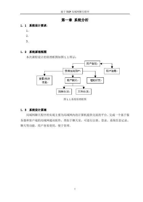 基于MFC的TCP局域网聊天程序设计