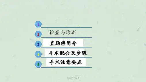 直肠癌手术配合课件