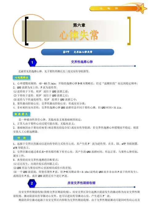 心电图——09交界性心律失常