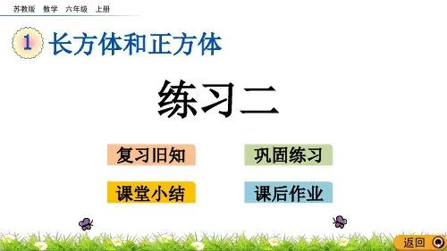 苏教版六年级数学上册《练习二》优质课件