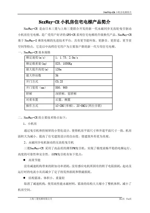 产品介绍(NexWay-CR)