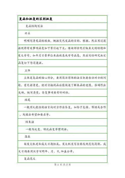 复函和批复的区别批复.doc