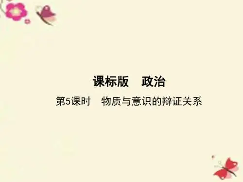 (新课标)2017版高考政治一轮复习 第二单元 探索世界与追求真理(第5课时)物质与意识的辩证关系(必修4)