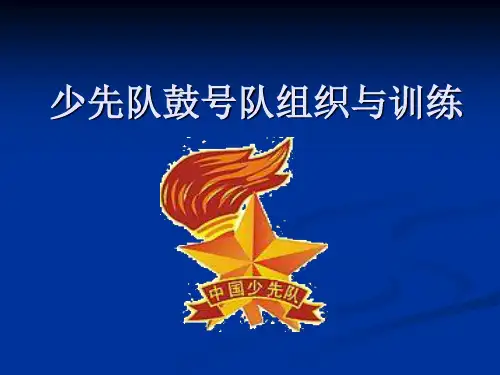 少先队鼓号队组织与训练解读