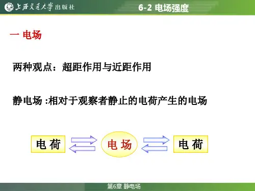 大学物理教程6.2电场强度