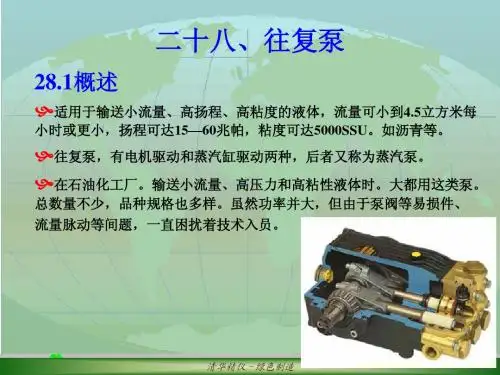 往复泵
