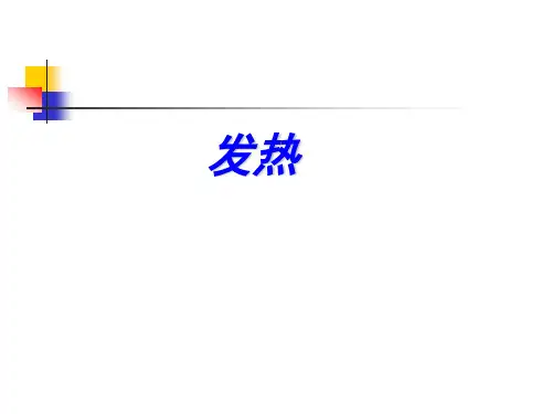 体温调节的机制,发热的治疗措施与护理措施