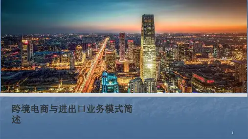 跨境电商与进出口业务模式简述ppt课件