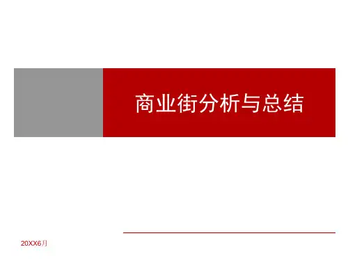 商业街成功与失败案例分析报告