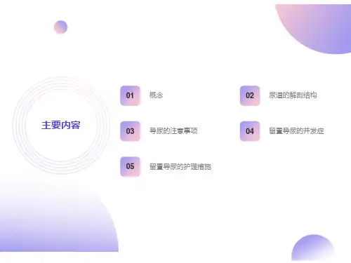 留置导尿的并发症及护理措施