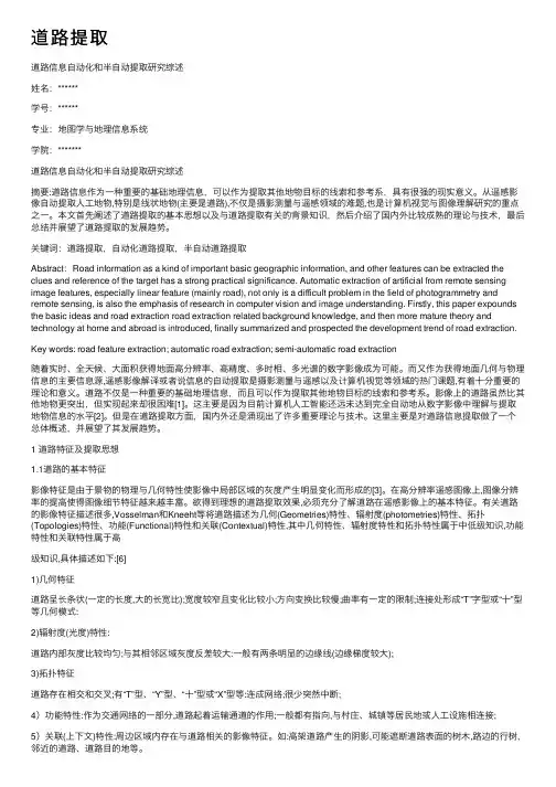 道路提取——精选推荐