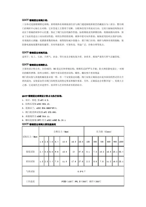 锻钢固定球阀-思氟阀门