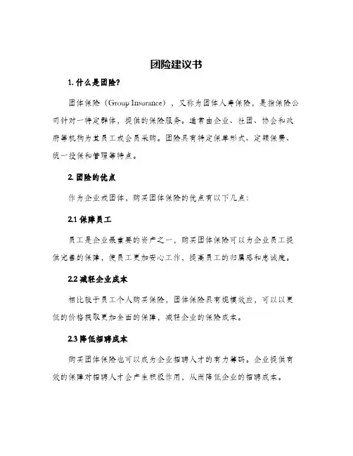 2024年团险建议书