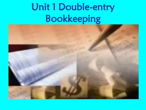 Financial Accounting-复式记账法