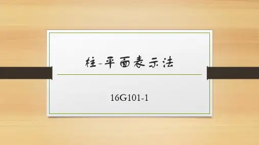 柱-平面表示法