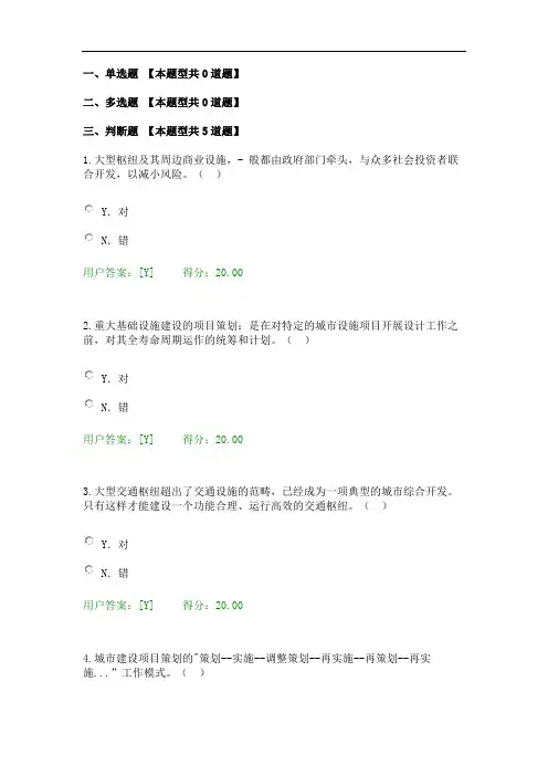重大基础设施建设项目策划——上海虹桥综合交通枢纽案例(100)