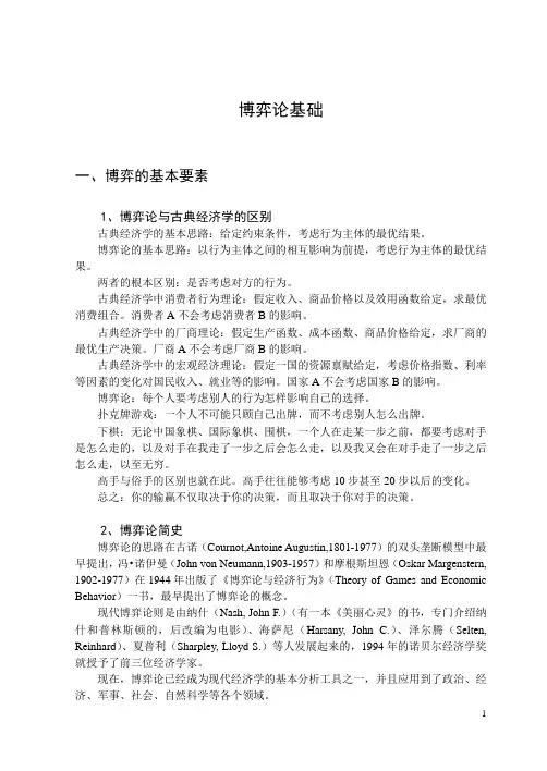 博弈论基础