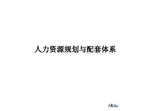【课件】人力资源规划与配套体系-71页