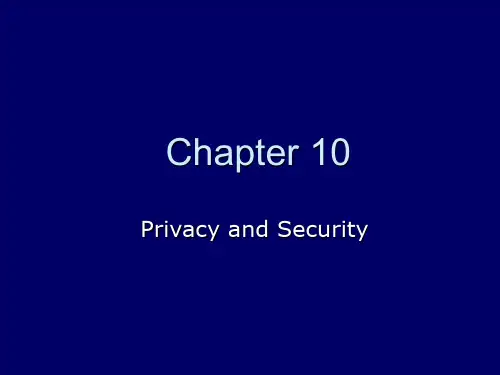 计算机专业英语 -第10章