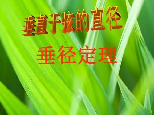2.3垂径定理解析