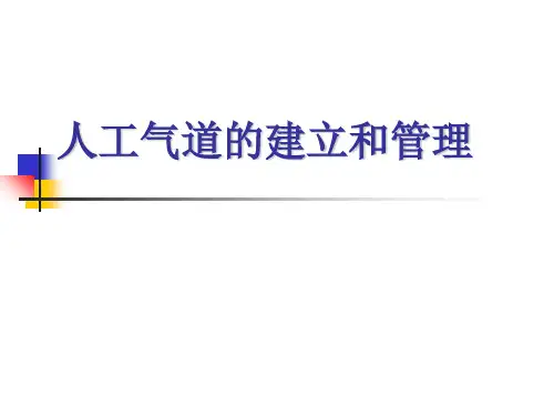 人工气道的建立和管理 ppt课件
