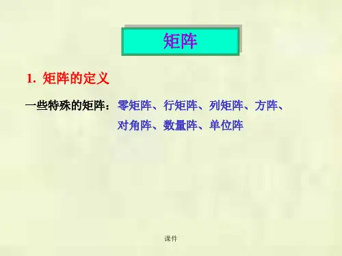 线性代数课件 线代复习回顾.ppt