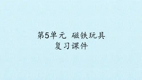 二年级上册科学课件-第5单元 磁铁玩具  复习课件-冀教版(共10张PPT)