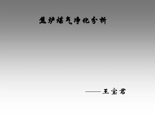 焦炉气净化