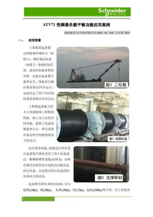 ATV71负载平衡功能应用案例_王文博