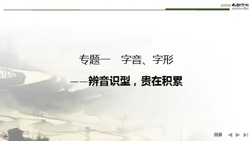 22版：字音、字形（浙江）