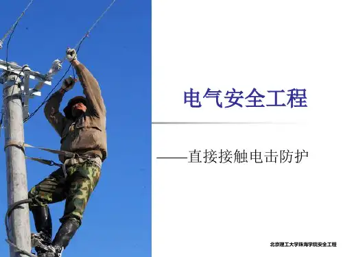 直接接触电击防护
