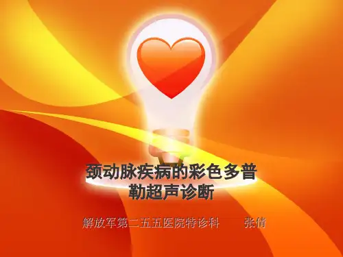 颈部血管疾病的彩色多普勒超声诊断